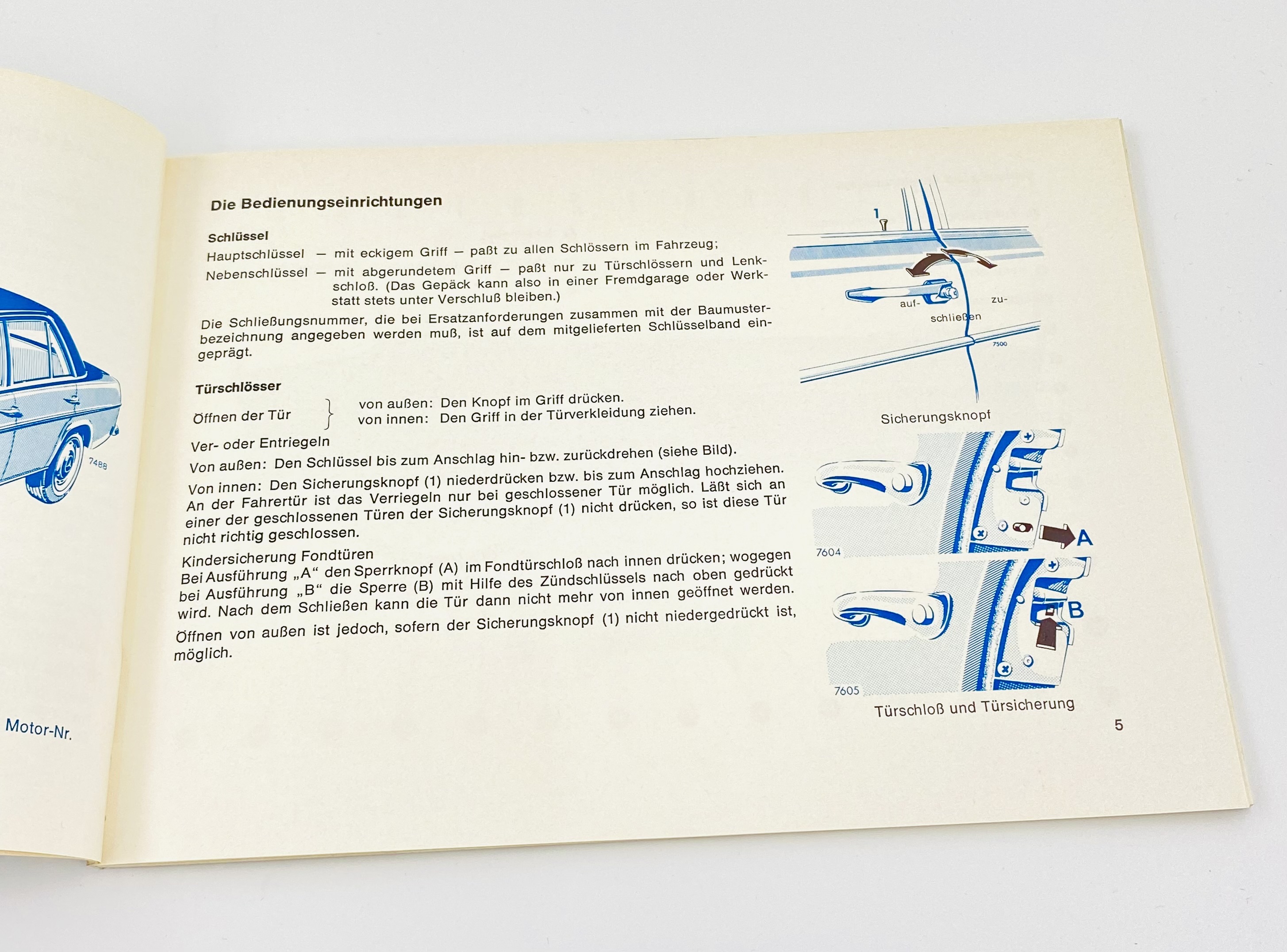 Mercedes-Benz 200D - 220D /8 - Betriebsanleitung