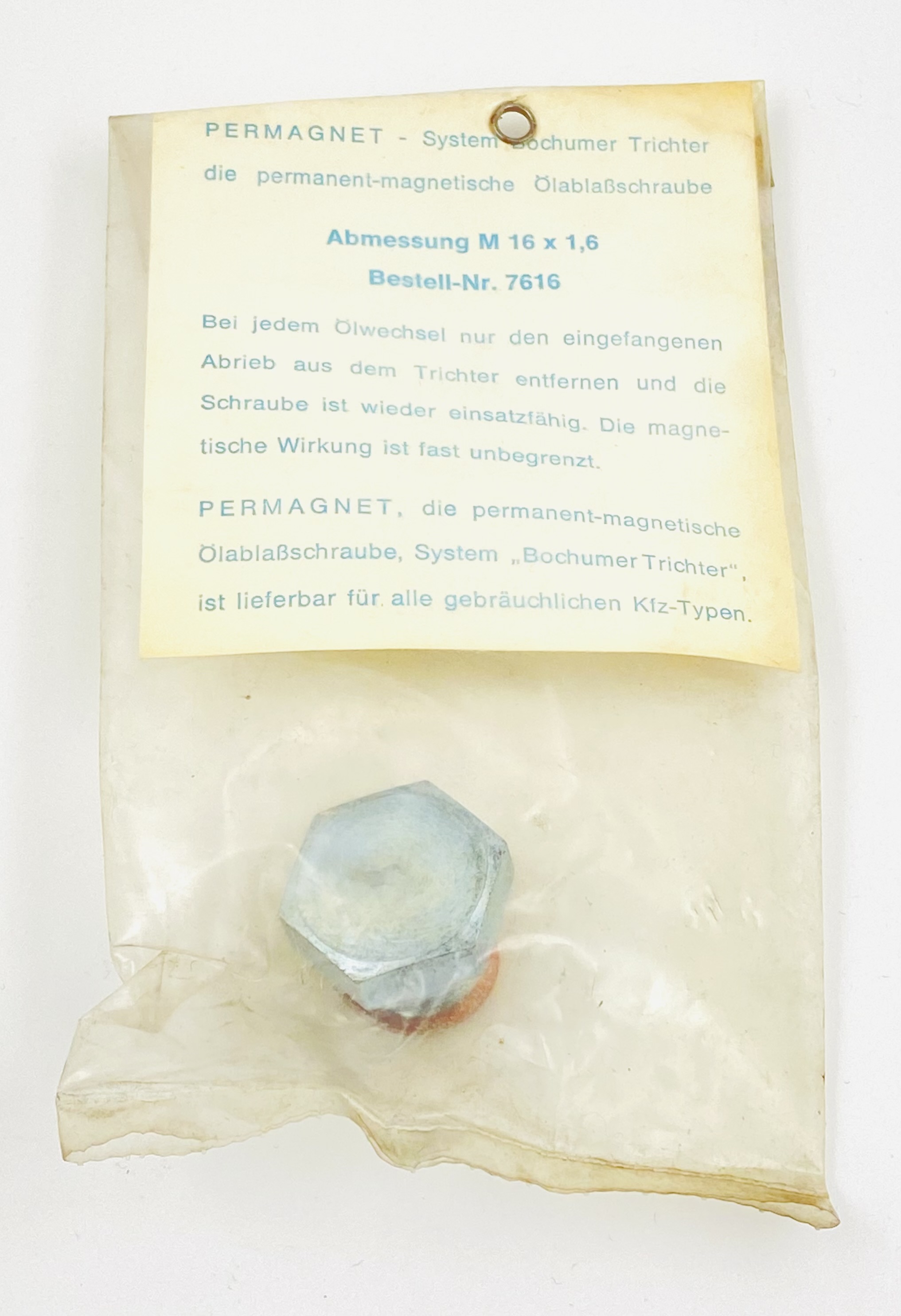 Ölablassschraube 7616