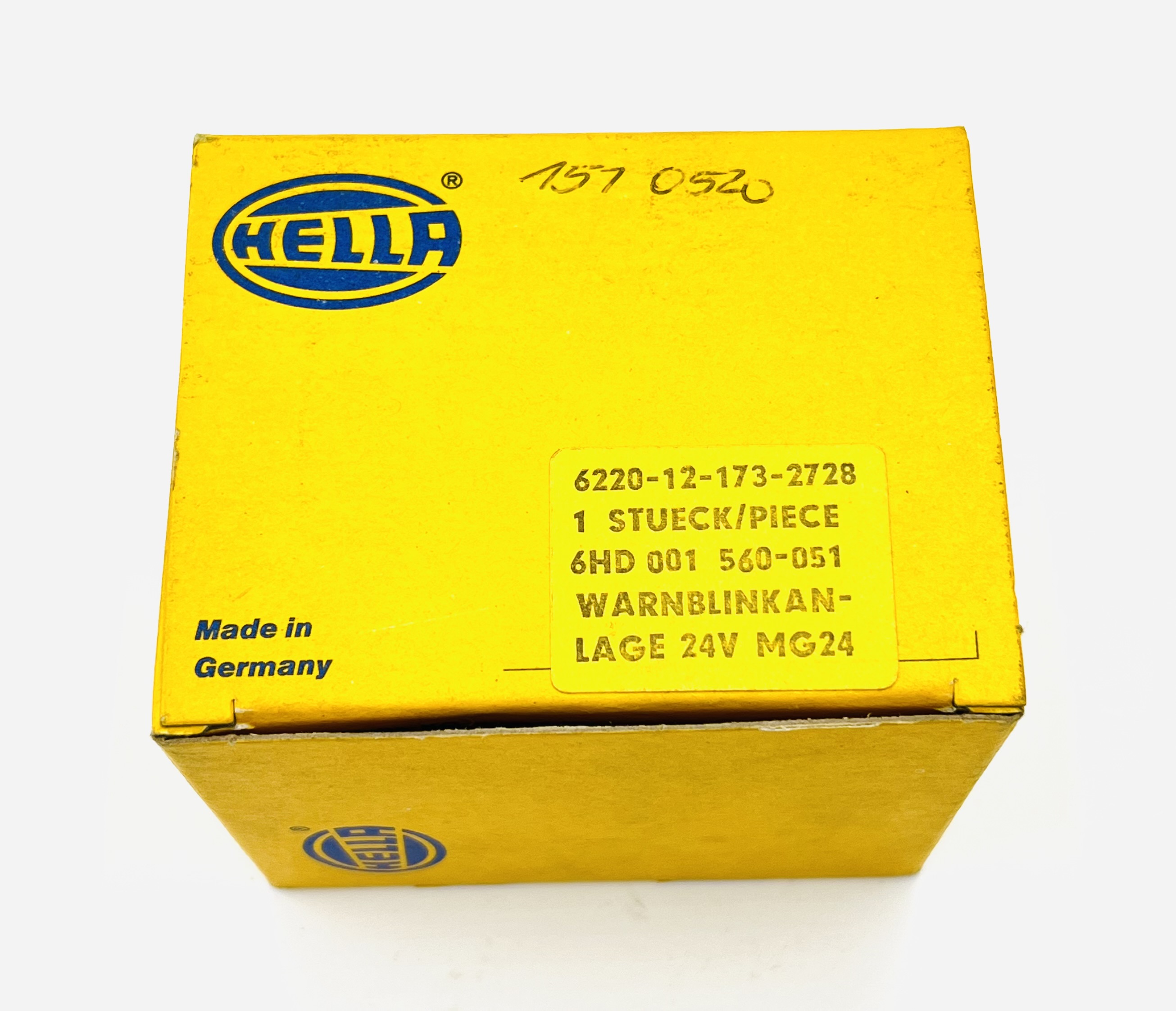 Hella Warnblinklicht-Schalter - 6HD001560-051 - 24V MG24 