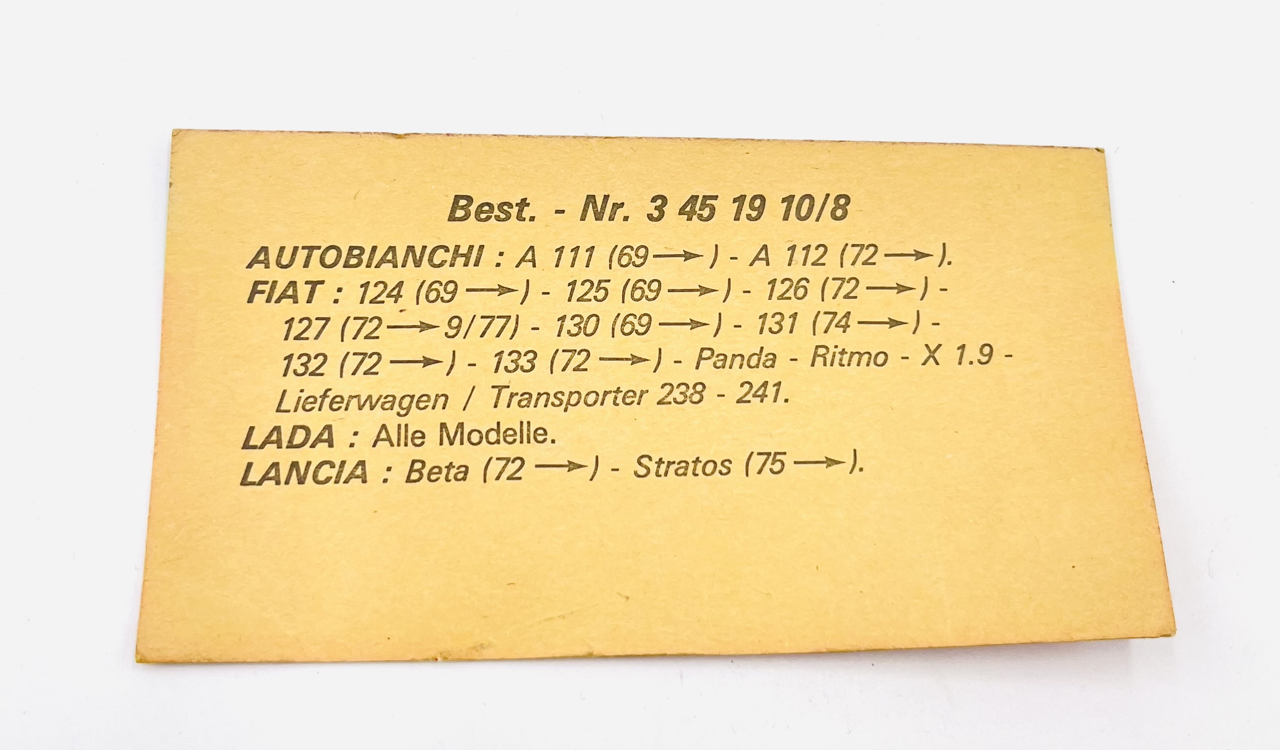 Augros Tankverschluss 3451910/8