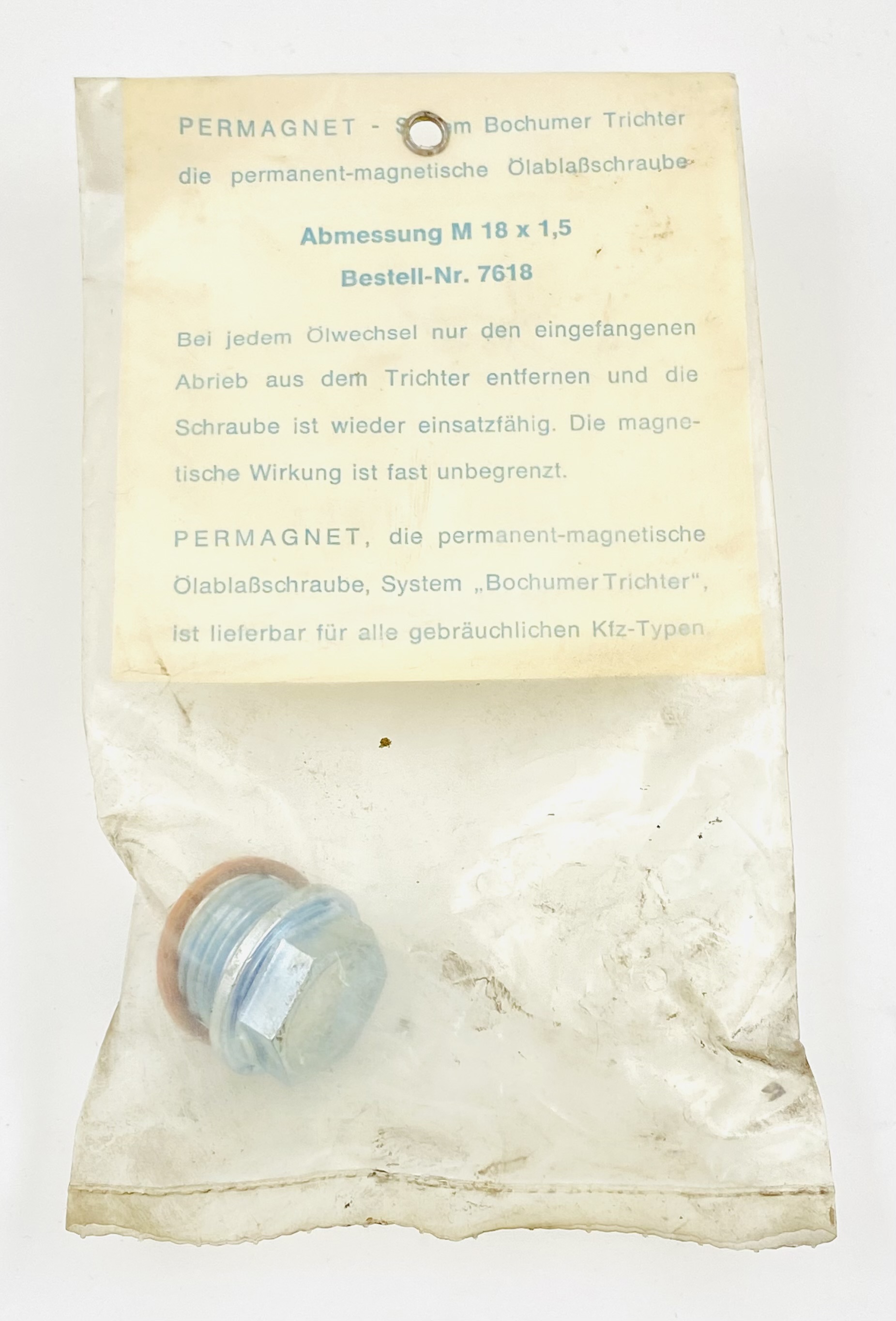 Ölablassschraube 7618