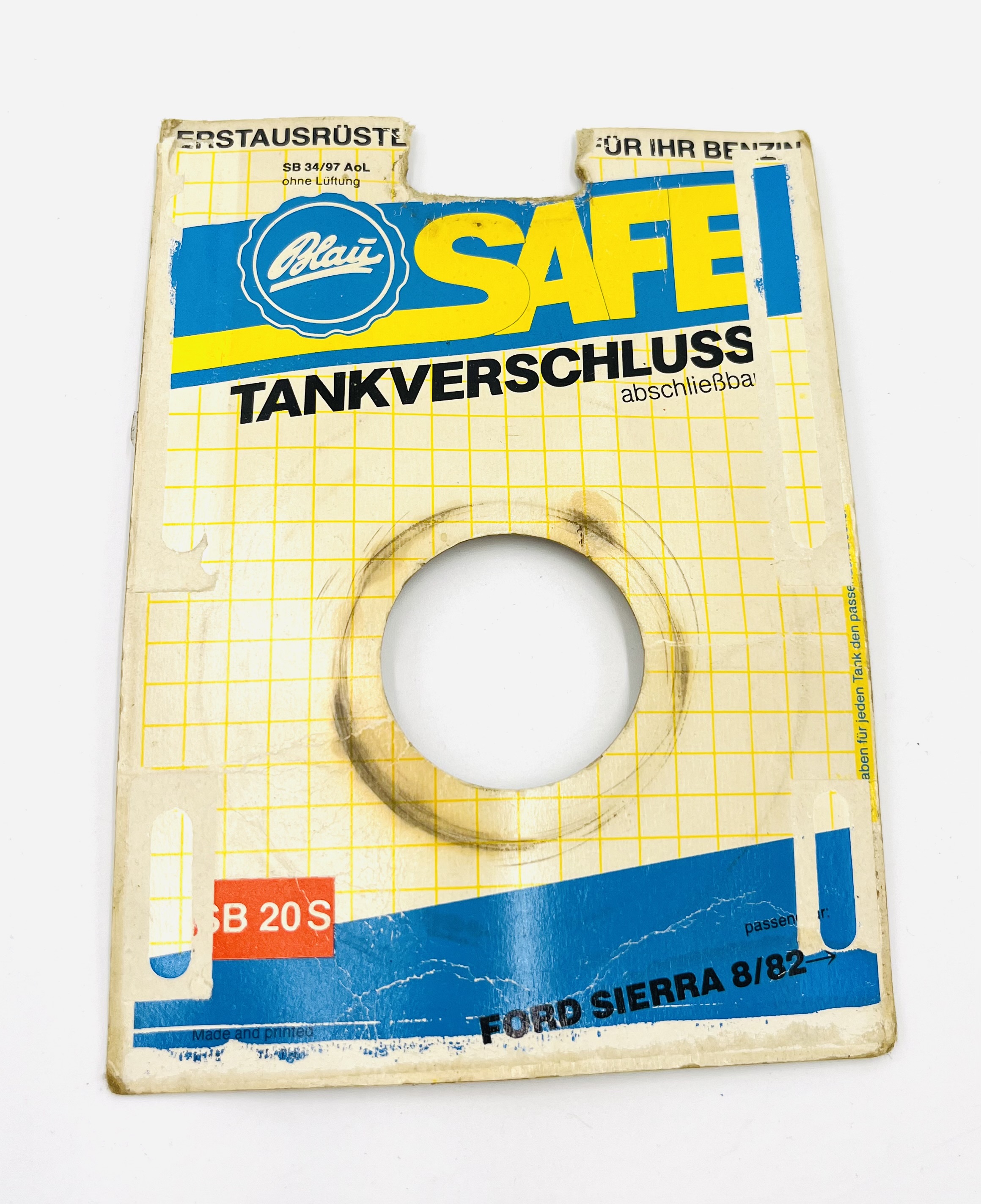 Blau Tankverschluss SB20S