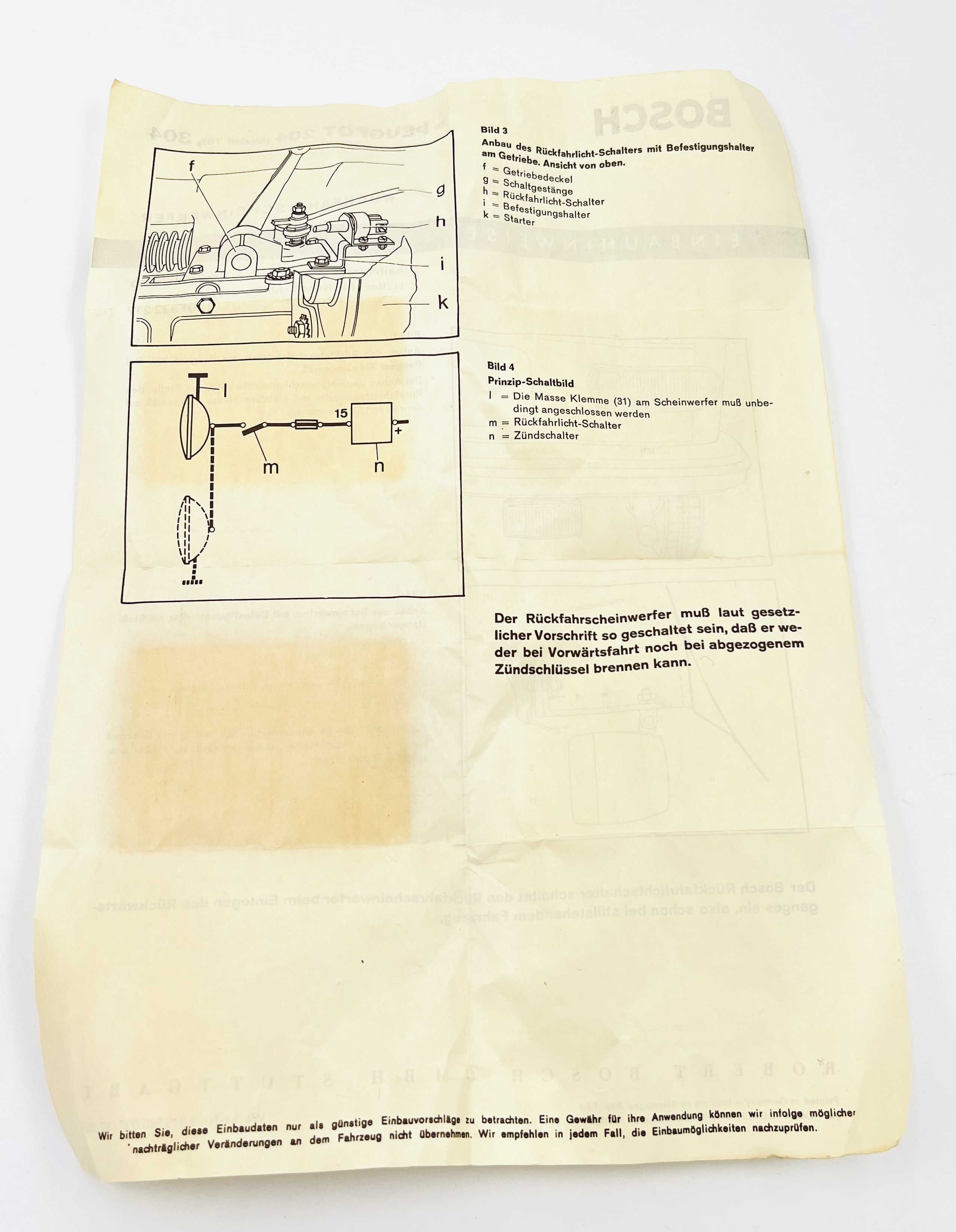 Bosch Schalter 0343199060