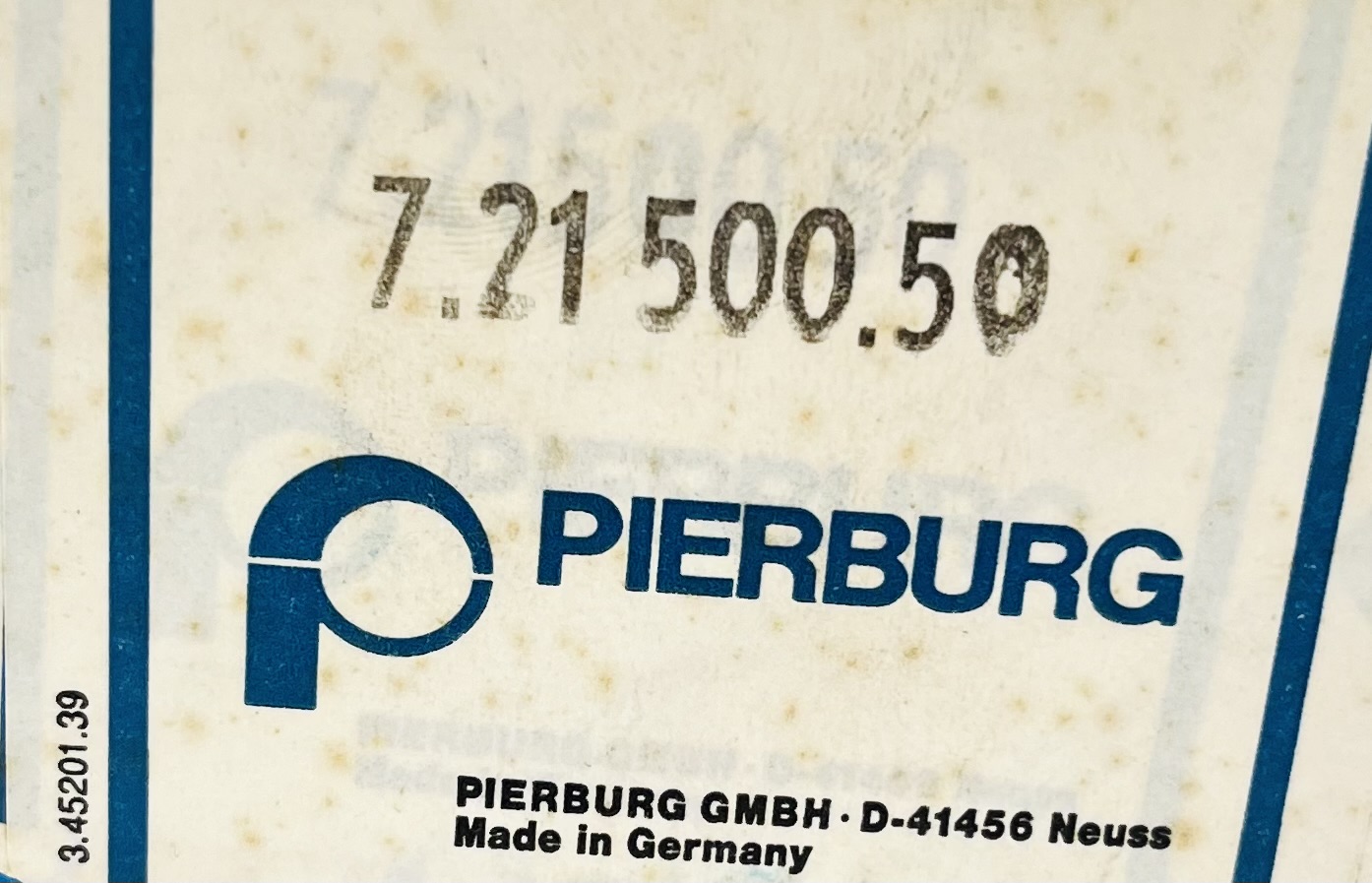 Pierburg Kraftstoffpumpe 7.21500.50 