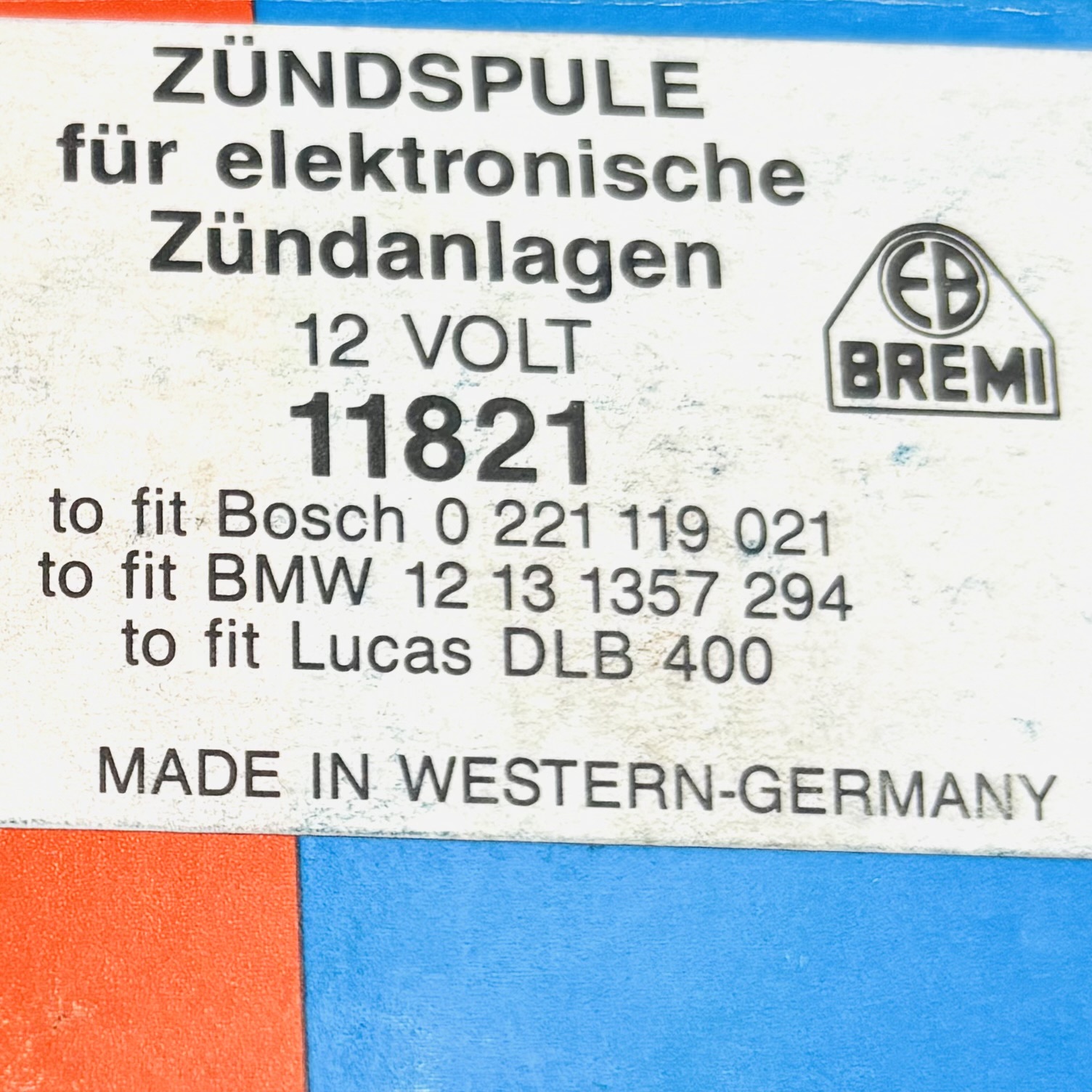 Bremi Zündspule 11821