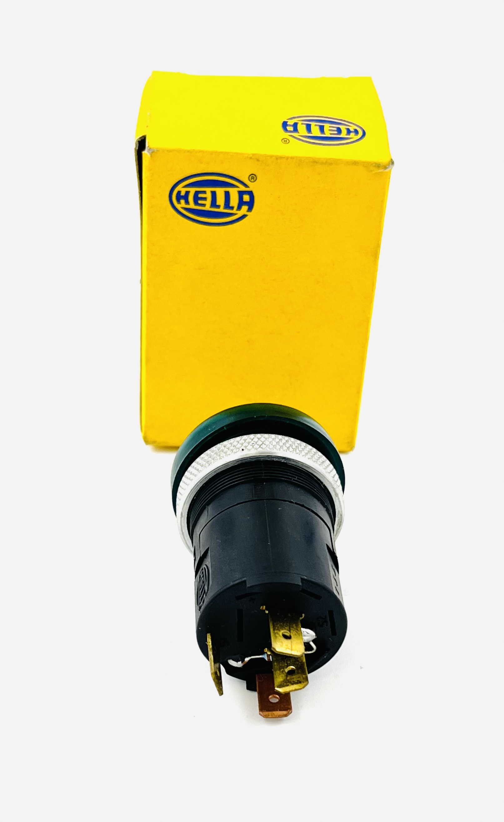 Hella Ein/ Ausschalter - 6EF003916-061 - Druckschalter - Grün - MG12