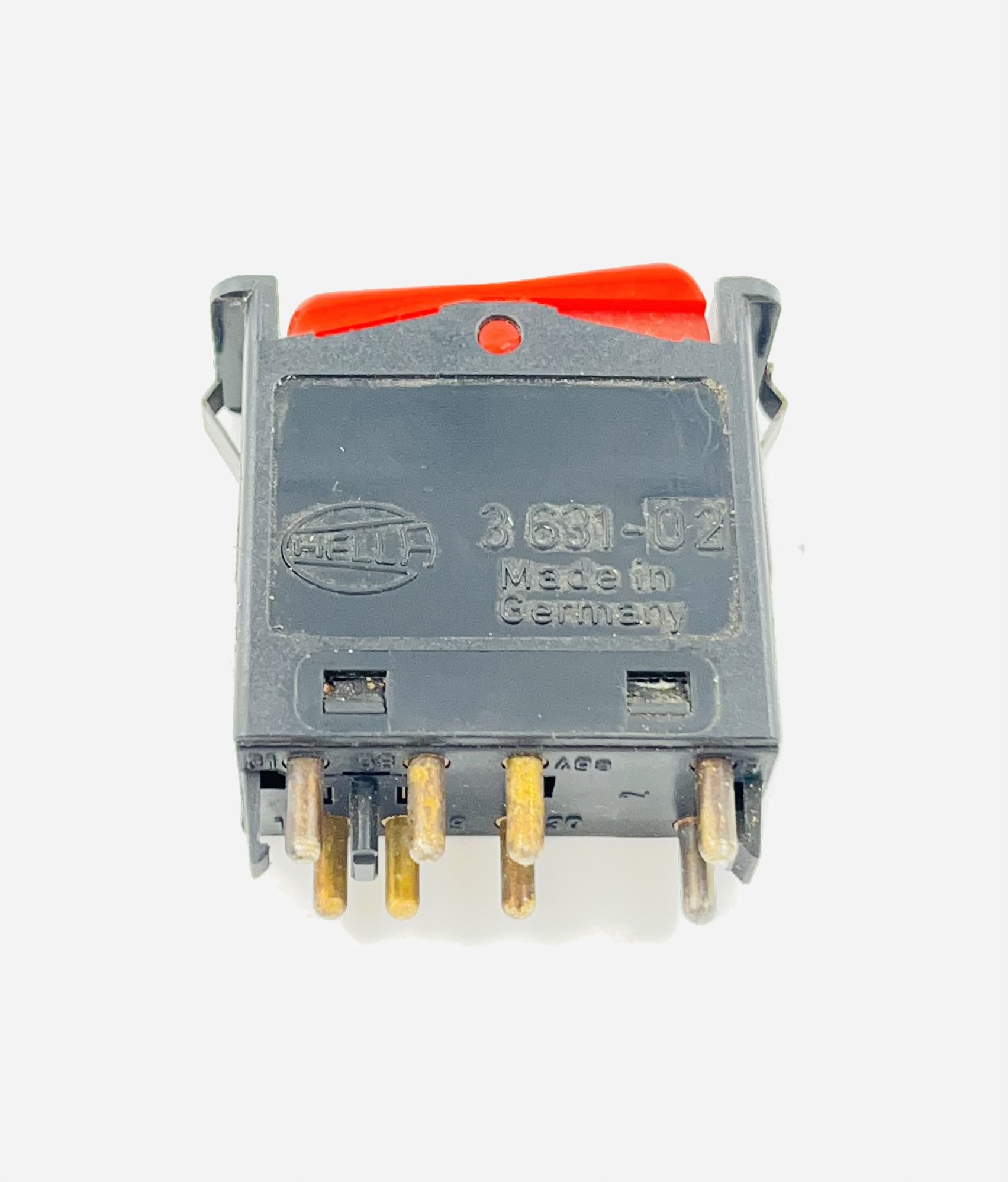 Hella Warnblinkschalter - 3631-02 - Vergl. Nr. A0008209010 - Mercedes W123 - W201 - W126 - R107 