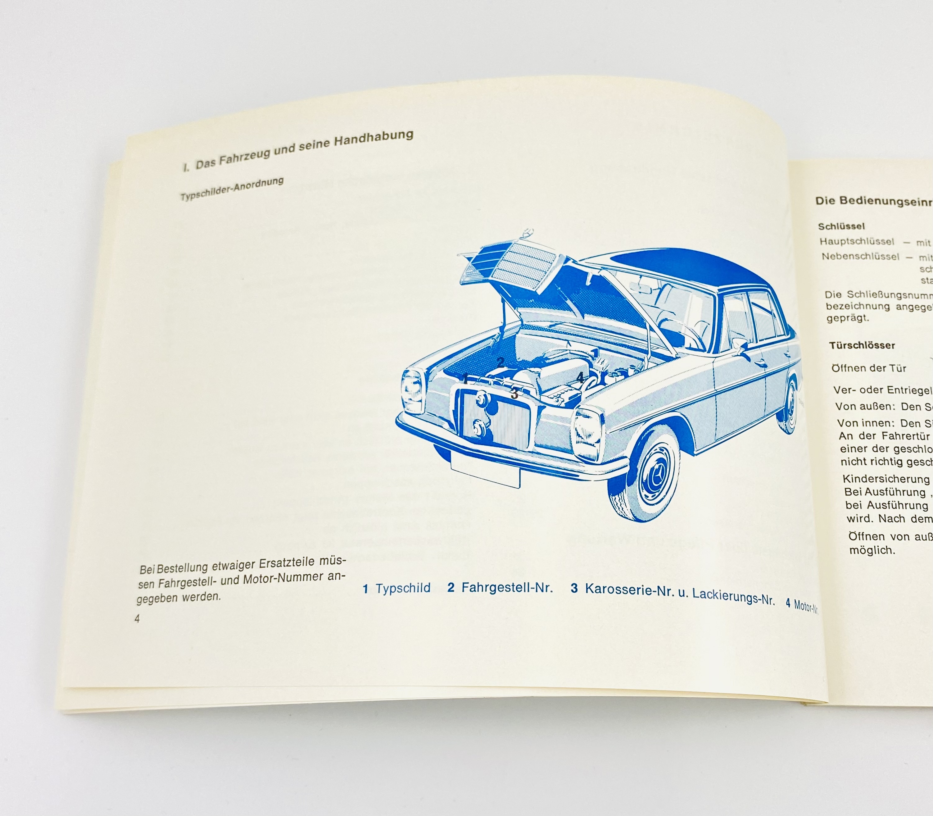 Mercedes-Benz 200D - 220D /8 - Betriebsanleitung