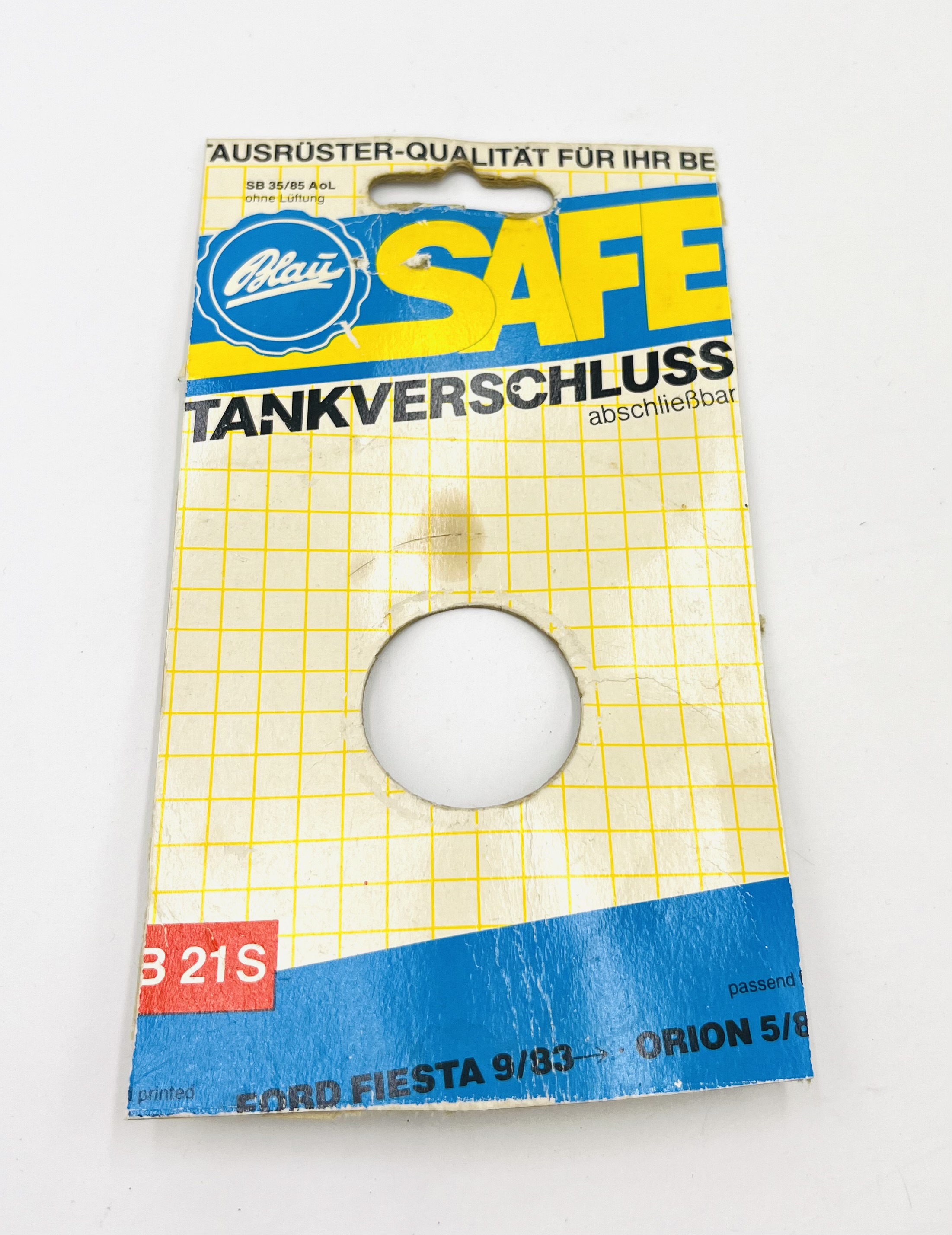 Blau Tankverschluss SB21S