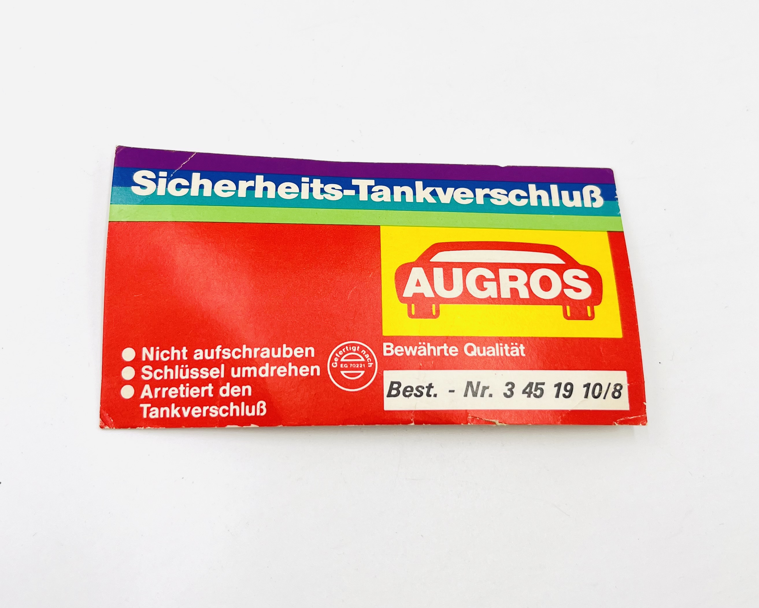 Augros Tankverschluss 3451910/8