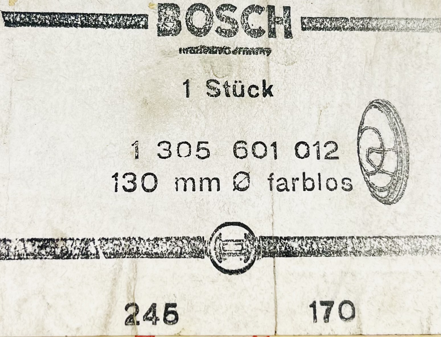 Bosch Streuscheibe 1305601012