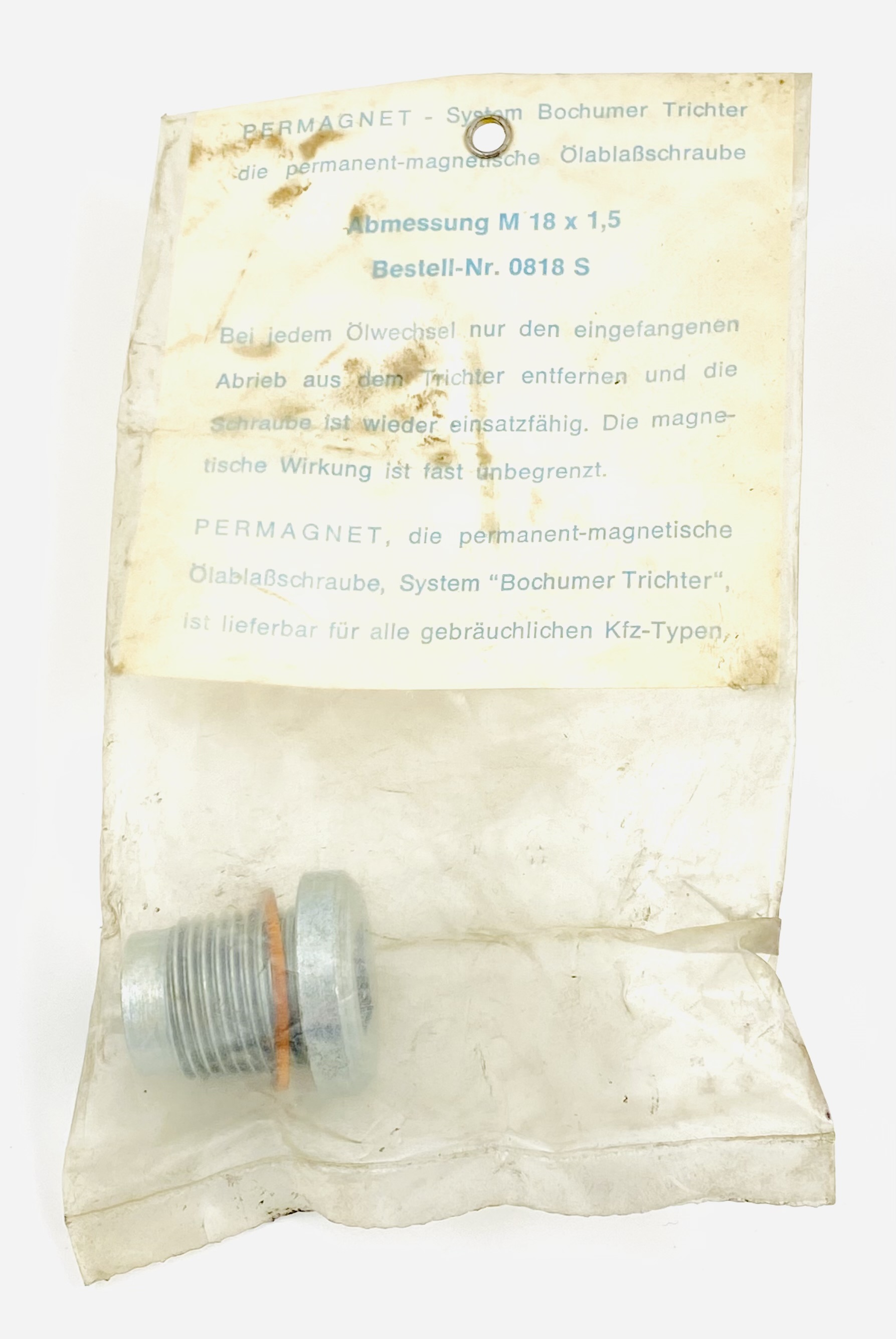 Ölablassschraube 0818S