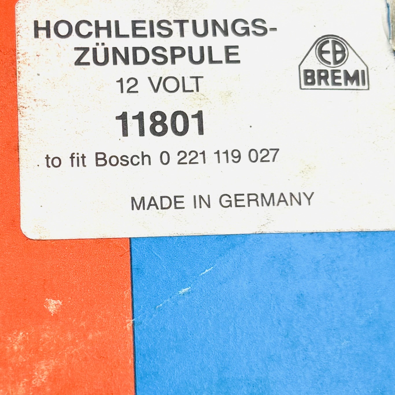 Bremi Zündspule 11801