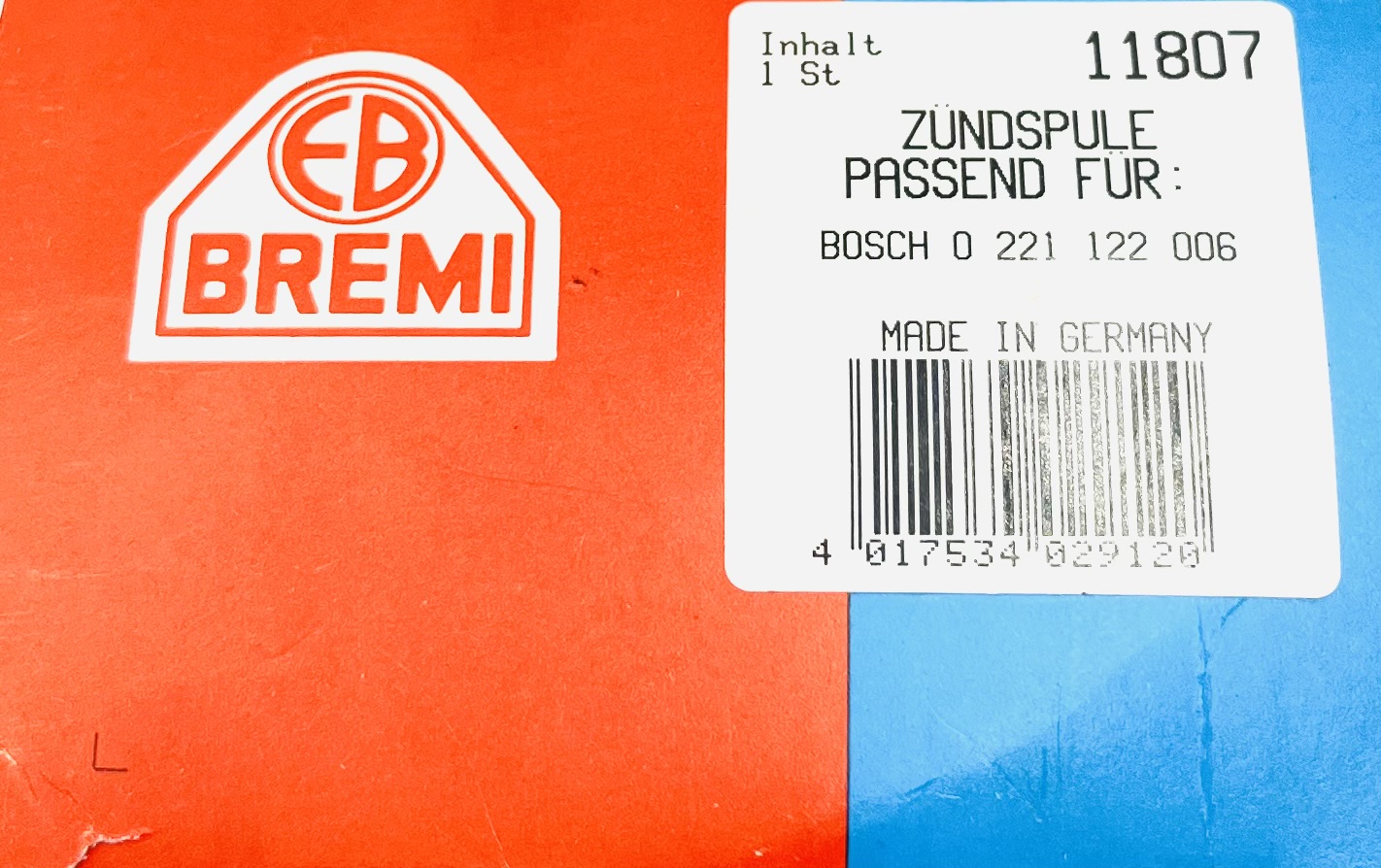 Bremi Zündkondensator - Zündspule - 11807 - 12V - Honda - Volvo