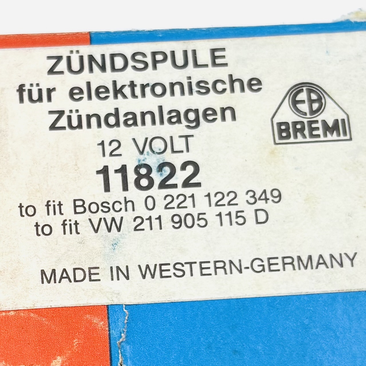 Bremi Zündspule 11822
