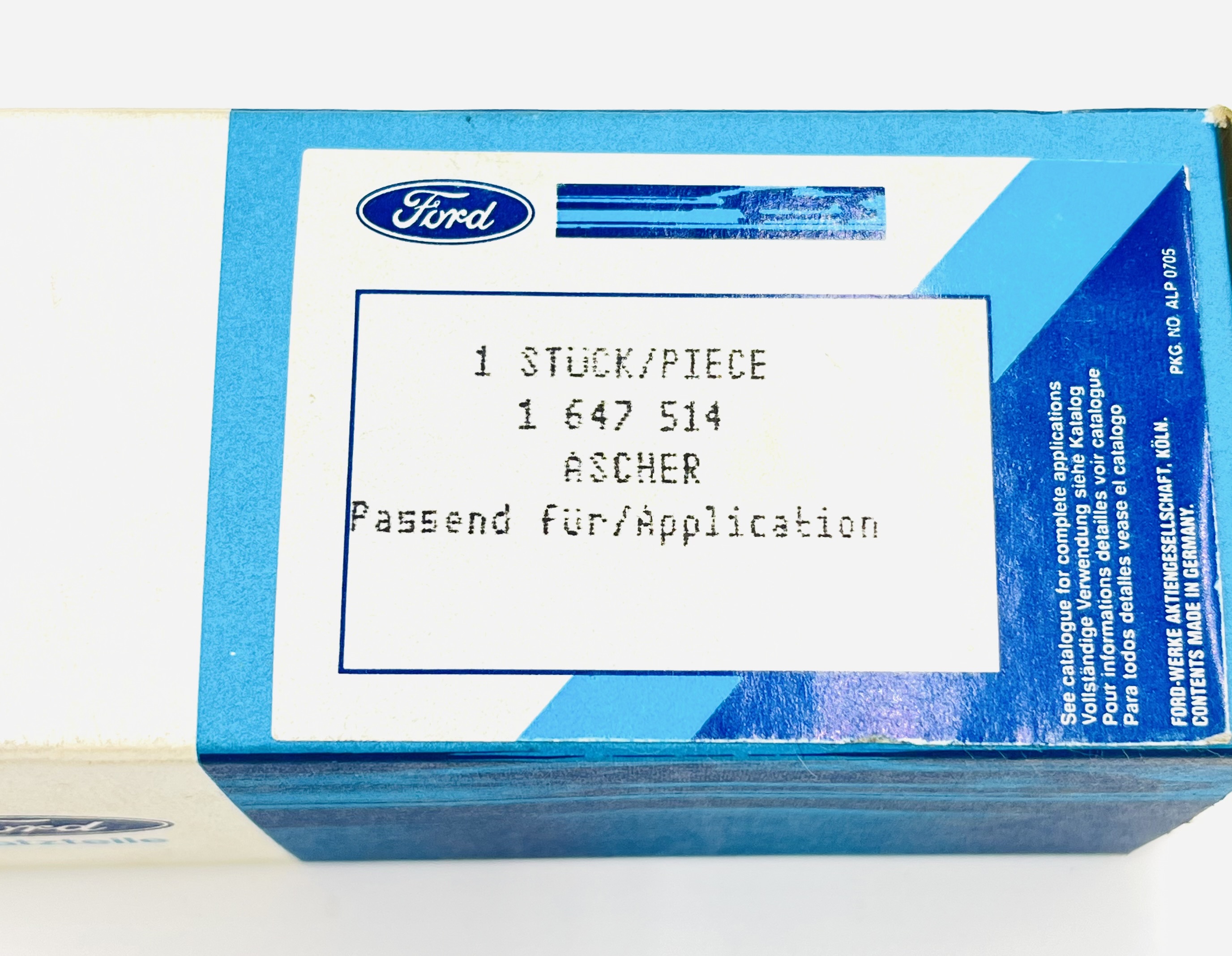 Ford Aschenbecher - 1647514 - 87BBA24726AAW - Sierra MK2 - Granada MK2 