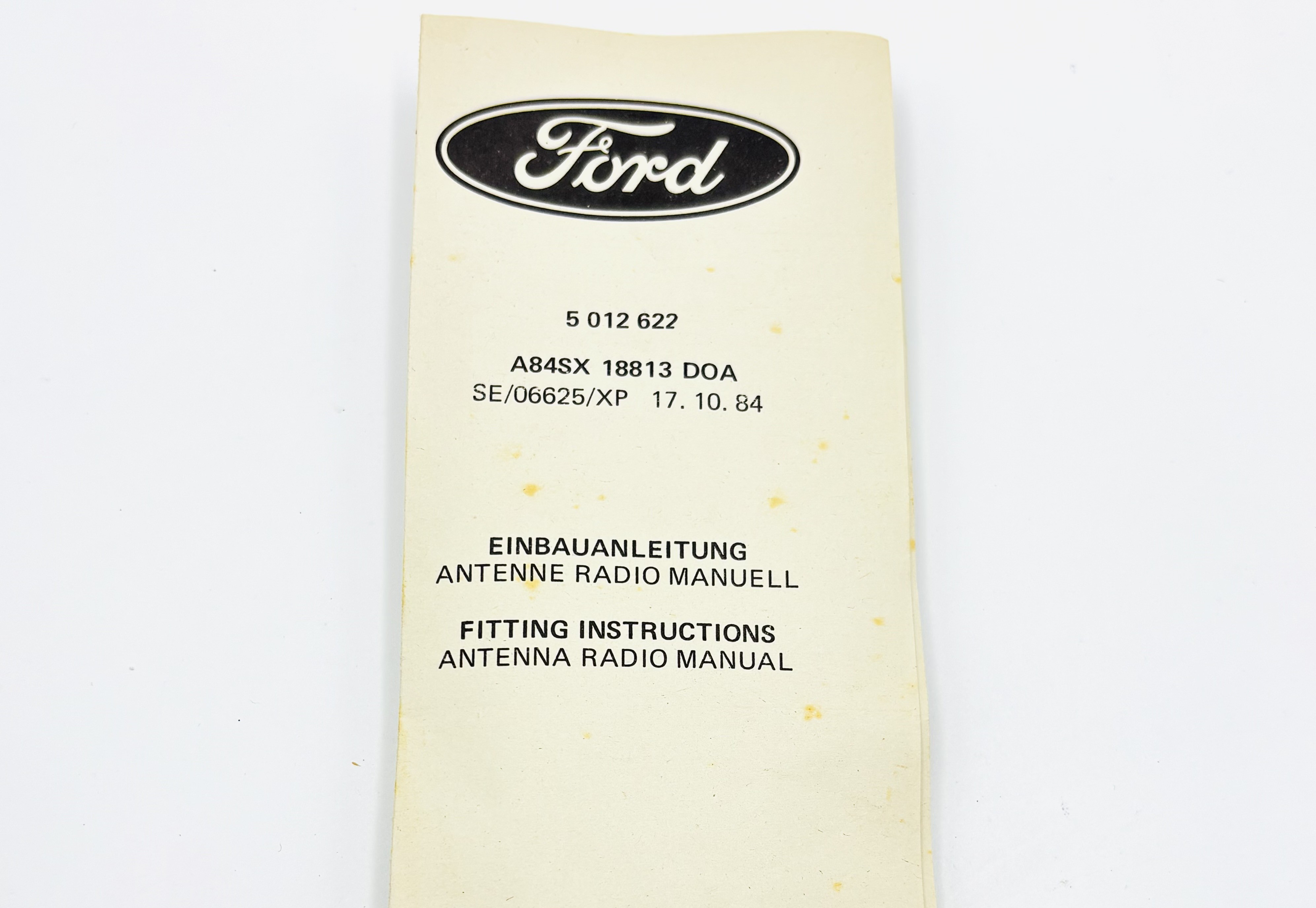Ford Teleskopantenne  5012620 - A84SX18813BA